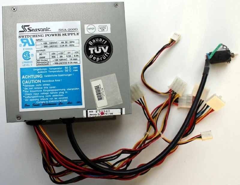 SSA-200G seasonic 200W at style power supply - Image 4 of 4