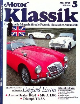 3) Motor Klassik 05/1988 - Alvis Speed 20 T.T. Repli - Lotus Elite Restaurierung