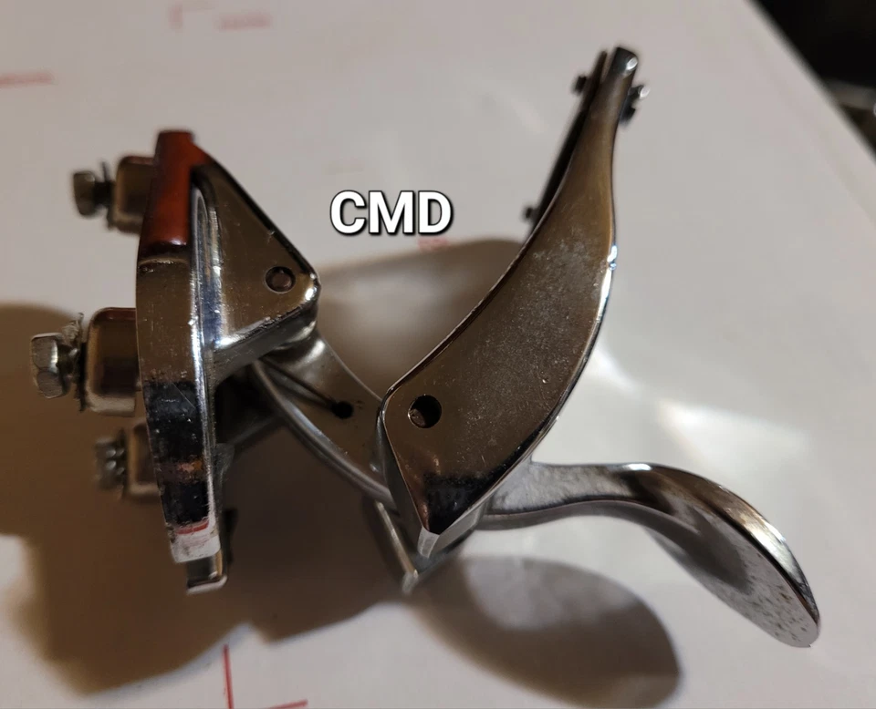 VINTAGE GRETSCH 1981 STOP SIGN SNARE DRUM LIGHTNING THROW OFF NICE - Image 3 of 3