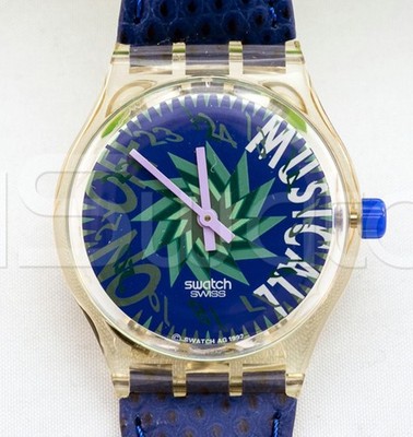 Swatch Musicall 1993 - SLK100 - Tone In Blue - Neu