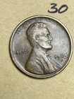 1910-S LINCOLN WHEAT CENT, low mintage date, "Fine" condition #30