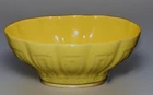 Vintage HAEGER Yellow Oval CERAMIC Oblong PLANTER  Bowl 9" USA