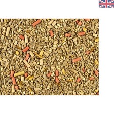 10kg Husk-Free Bird Seed Blend with Sunflower Hearts & Mealworms - Mess-Free 4.90 per kilo