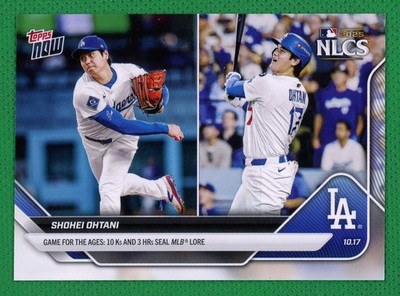 SHOHEI OHTANI 2025 Topps Now #884 Game For The Ages: 10 Ks and 3 HRs