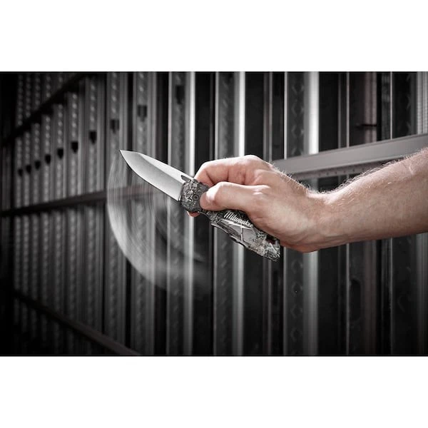 Cuchillo plegable Milwaukee Tool 48-22-1524 Fastback camuflaje Foto 4 de 4