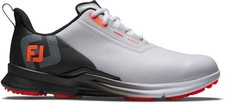FootJoy Fuel Golf Shoes 2025 - White/Black/Coral 55420 CLOSE OUTS