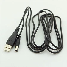 USB 2.0 A Male Plug To 5.5x2.5mm Male Charger Charging DC Power Supply Cable 6FT
