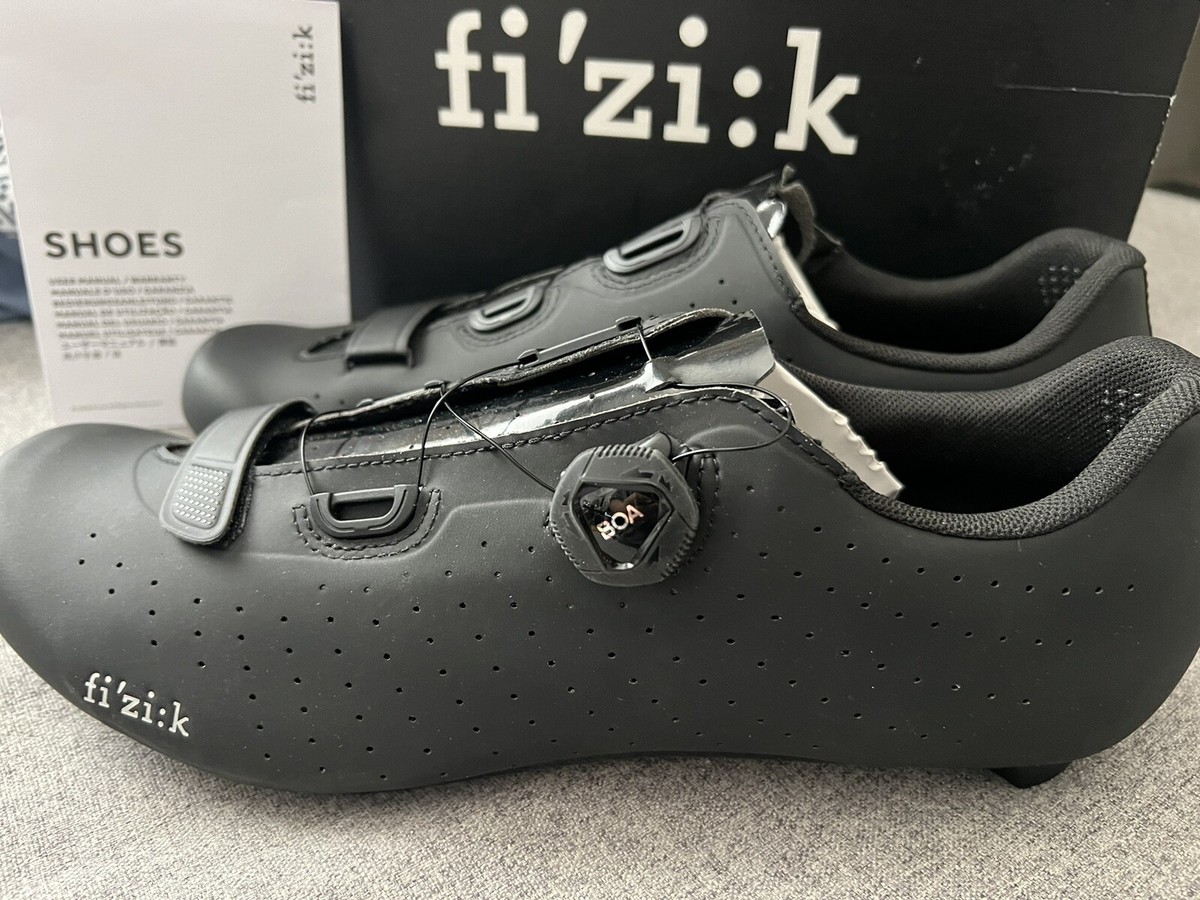 New Fi'zi:k Tempo Overcurve R5 Black Cycling Shoes EU 48 Sz New Fi'zi:k Tempo Overcurve R5 Black Cycling Shoes EU 48 Sz