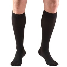 Truform 8865 Large Compression Socks Black Medical Support Hose 20-30 mmHg
