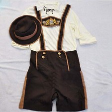 Adults Oktoberfest Couple Lederhosen German Beer Bavarian Mens Womens Costume AU — image 9