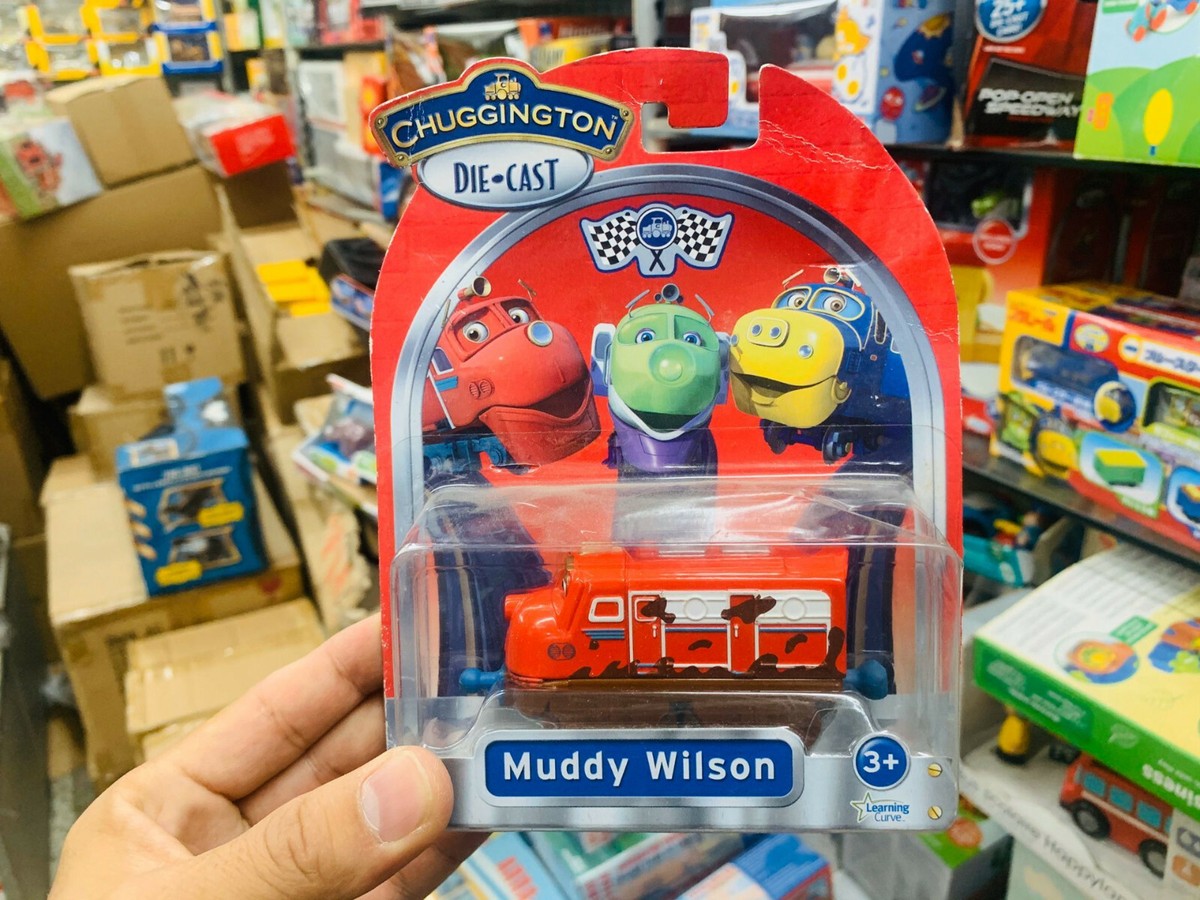 Tomy Chuggington Die-Cast Model Toy Train Muddy Wilson New