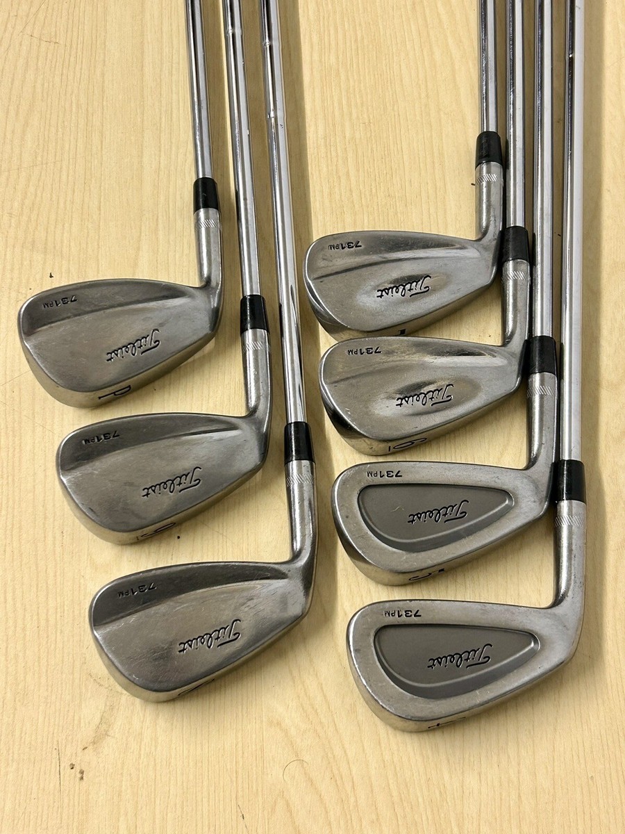 Titleist - 8859 Titleist 731 PM レフティ 左利き 7本セット X100 Rare Limited Edition Titleist 731 PM Iron Set 4-PW / Stiff