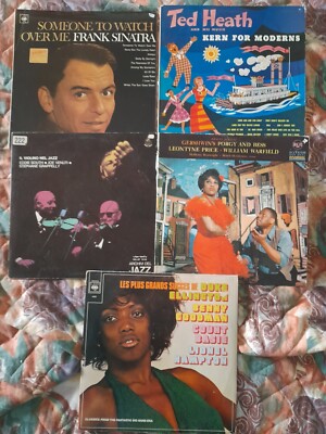 Sinatra, TED HEATH,, EDDIE SOUTH,VENUTI,GRAPPELLY,BIG BAND ERA,GERSHWIN: 5 LP
