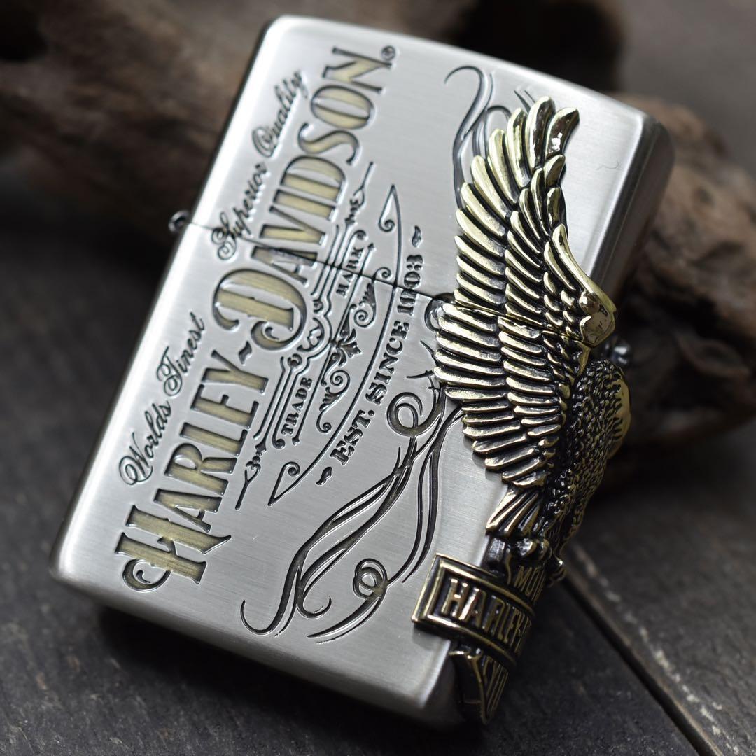 Zippo Harley Davidson Japan Limited Hdp-75 Antique Nickel