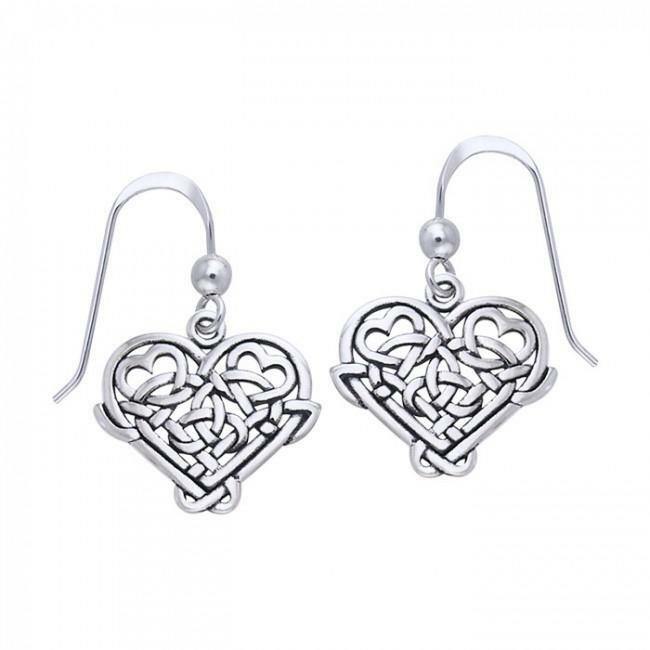 YAFEINI 925 Sterling Silber Ohrringe – Keltischer Knoten, Herz-Design, Für Frauen & Mädchen
