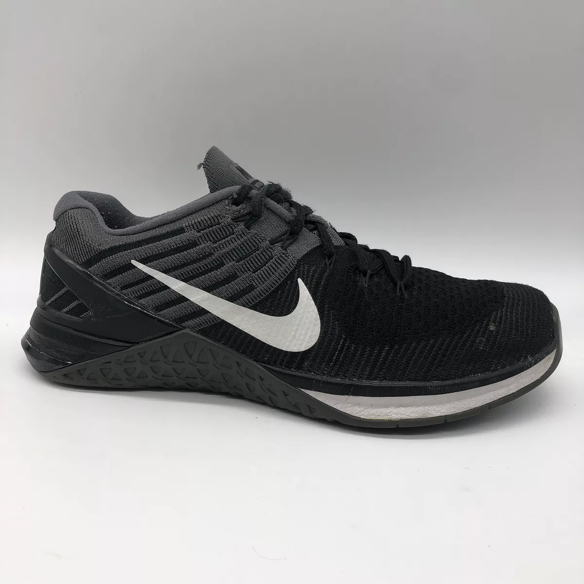Nike women's metcon dsx flyknit training shoes - black/pink top