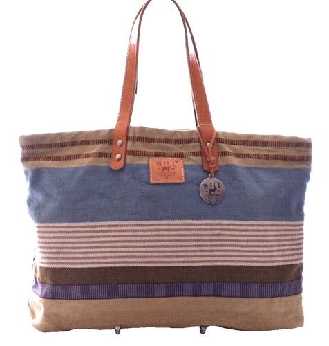 WOVEN KILIM WOOL & LEATHER LARGE BACKPACK PURSE TOTE BAG  display picture 1