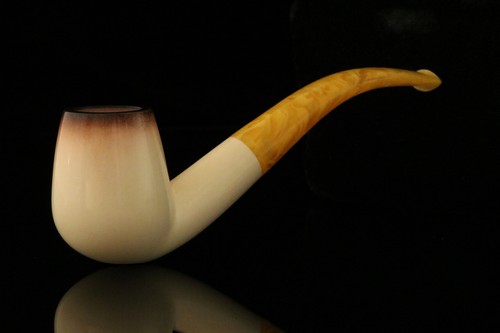 srv - Lee Van Cleef Block Meerschaum Pipe with fitted case M3238 - Picture 2 of 10