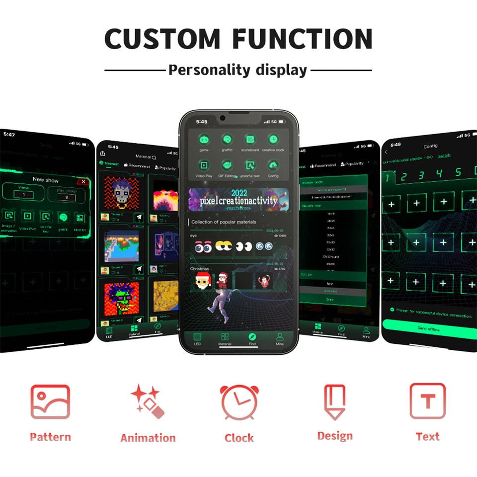 Programmable LED Sign Scrolling Message LED Shop Signs Digital Display LED Board - Image 4 of 4