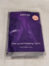 Empetua Tear Proof Shaping Tights Women's Size Small Shapewear Control Black