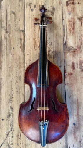 VIOLA D'AMORE XVIII sec. QUINTON? viola da gamba? old antique violin antica  - Afbeelding 1 van 17