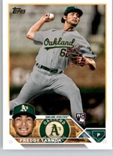 2023 Topps Baseball  #608 Freddy Tarnok MLB  RC Rookie Athletics