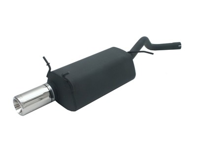 muffler for Renault Megane Coach 1.6i 66kW 90HP 1995-2002 Single Round Tip 100mm