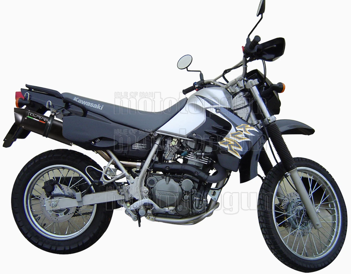 GPR SCARICO HOM FURORE NERO KAWASAKI KLR 650 1988 88 1989 89 1990