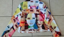 NWOT WMS MESMERIZE JACKET - Andy Warhol Flavor All Beautiful Faces Print Boho XL