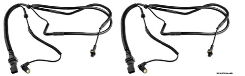 2 X Capteur Vitesse Roue Arrière ABS pour Mazda 5 2005+1337228 Hca / Fr / 224ab