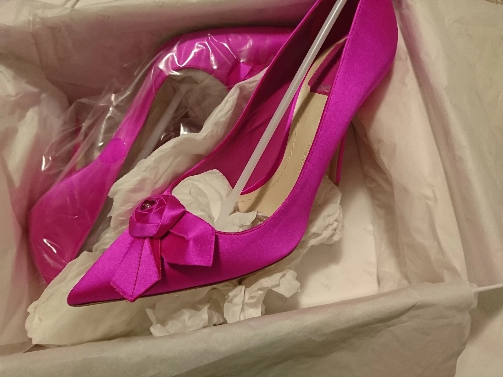 POMPE FLEUR BOUT POINTU Christian Dior Fuchsia EU38,5