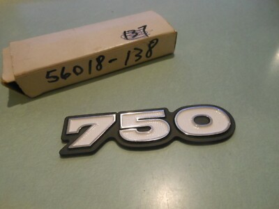 NOS Kawasaki 72-73 H2 750 Left Right Side Cover Mark Emblem