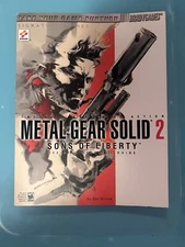 Metal Gear Solid 2 Sons Of Liberty Strategy Guide With Poster 