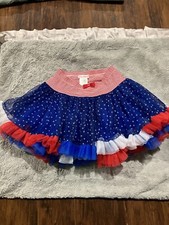 4th Of July Tutu Patriotic Girls Red White Blue 5/6 Fonda Michelle