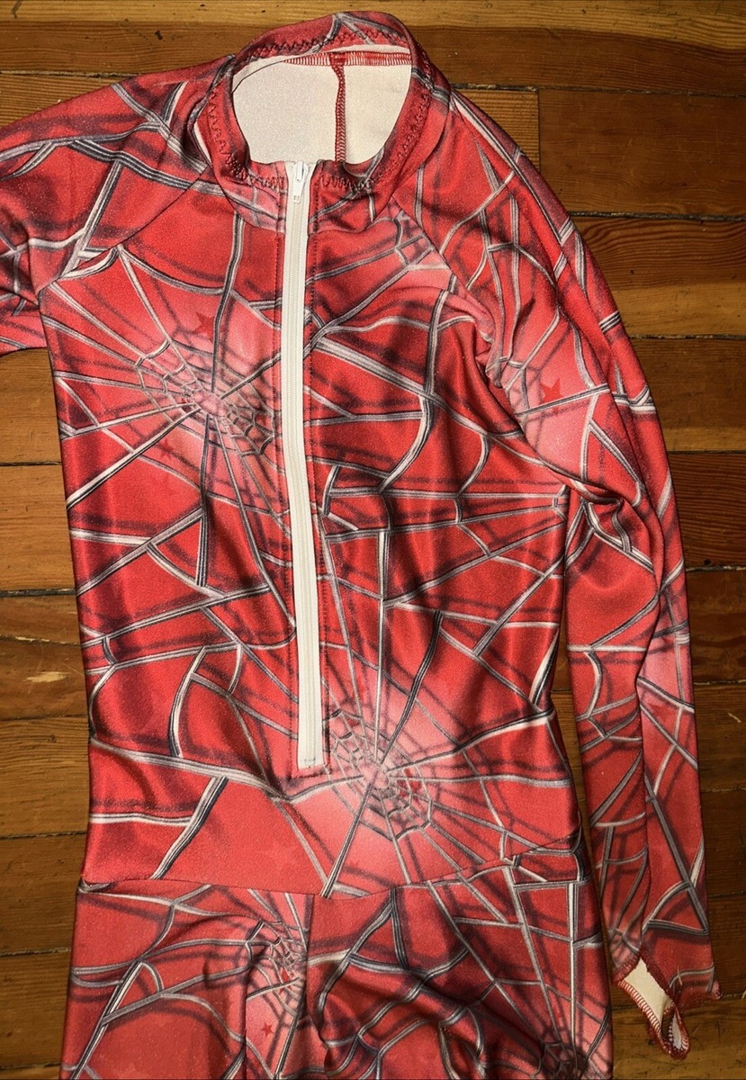 vintage Spyder Alpine Ski Race Suit Spider Web Print