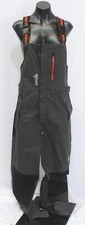 Norfin Adult Pro Dry 3 Water Resistant Zip-Up Rain Bibs CL8 Brown Medium NWT