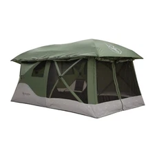 Gazelle Tents T4 Tandem Hub Tent, 90 Second Set-Up, 4-8 Person, Alpine Green 