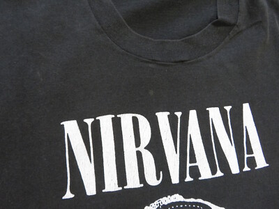 Nirvana Vintage T Shirt 1989 Bleach Era Tour Fudge Crack Satan