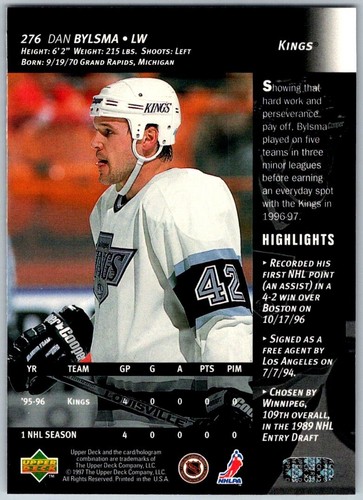 1996-97 Upper Deck Série 2 - Cartes de base (211-358 + ChkLst) - U-Pick From List - Photo 127 sur 293
