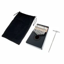 Sela SE241 Kalimba Mahogany 10 Key Thumb Piano Black