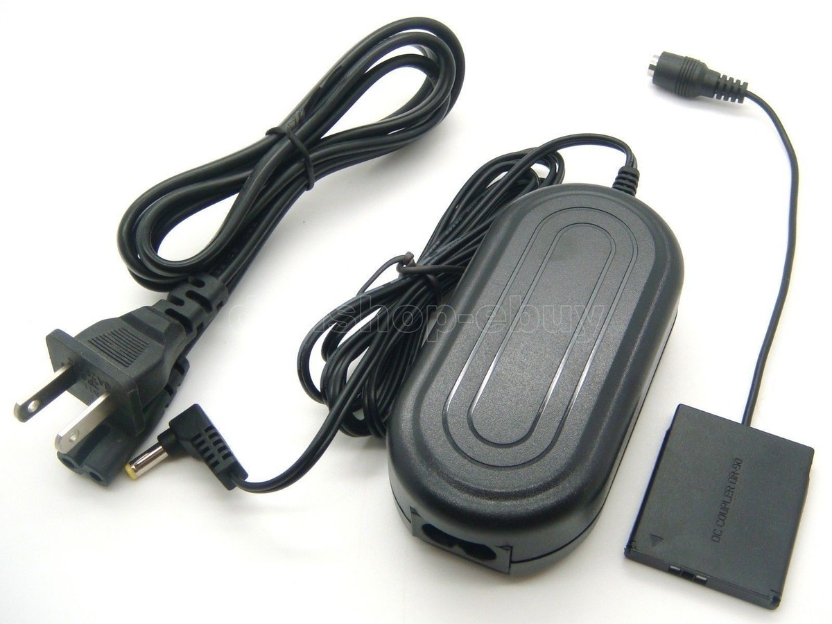 4.3V AC Power Adapter + DC Coupler for Canon ACK-DC90 IXUS 155 160