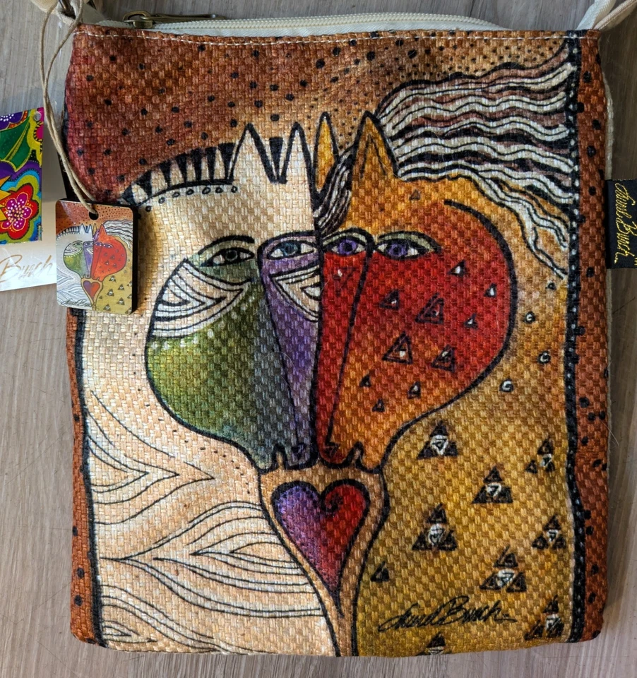 Laurel Burch Love Horses Crossbody Horse Bag Purse w/Charm #LB5683 New NWT - Image 2 of 4