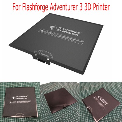 For Flashforge Adventurer 3 3D Printer Heated bed Flex Build Plate Sticker