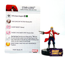 Marvel Heroclix Star-Lord M16-007 w/ Card Wizkids Convention Exclusive OP Kit