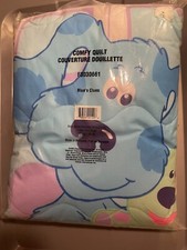 Vintage Blues Clues Room Nursery Comforter Crib Toddler Bed Quilt Polkadots