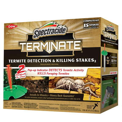 #ad Terminate Termite Detection and Killing Stakes 15 Counts Install in Ground Home $71.15
