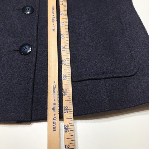 Sag Harbor Petite Blazer Womens Size 6P Navy Blue Woolmark Blazer Suit Separates - Picture 11 of 12