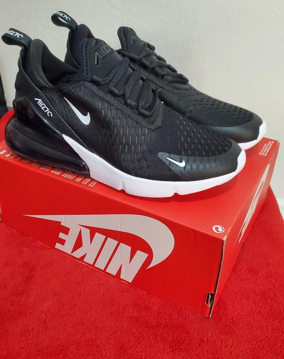 gemakkelijk wrijving Manifestatie Size 6 - Nike Air Max 270 Junior Black White | eBay