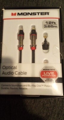 Monster WM DFO-12 140877-00 Digital Fiber Optic Audio GA