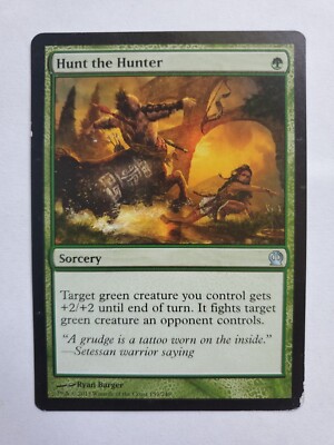 MTG Magic The Gathering Card Hunt the Hunter Sorcery Green Theros 2013 |  eBay